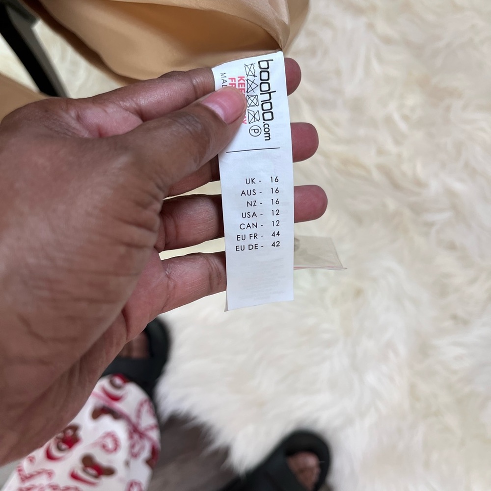 Boohoo Plus Tan Jacket